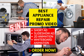do attractive appliance repair video for your business