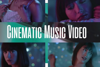 create a 4k music video or lyric video using stock, cinematic modern or vintage