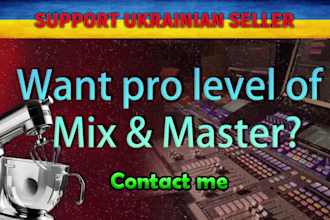 professionally mix and master your song in an hour