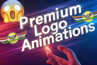 create the best animated logo intro video animation