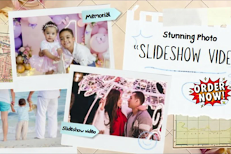 do a stunning and emotional photo slideshow video with music