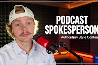 authority style podcast ugc video ads