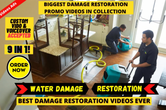 create water damage repair or water damage restoration video