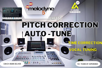 professional audio editing and autotuning your vocal