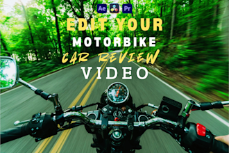 do motorcycle, motorbike, motovlog, adventure biking, car review video editing