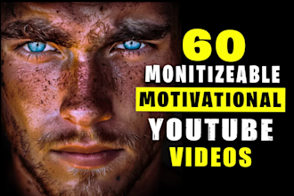 create unique faceless motivational youtube videos