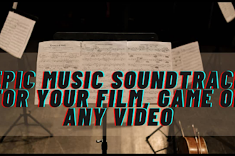 compose music or soundtrack for your video, game or films