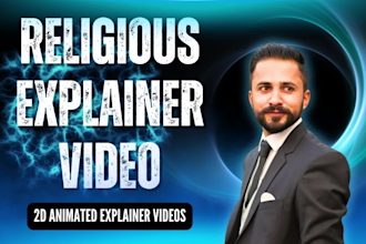 create a 2d animation explainer video for religious purposes