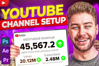 setup revenue boosting youtube automation channel , cash cow