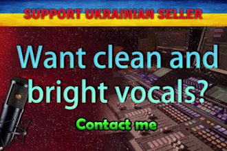 make your muddy vocals or any audio clean and bright