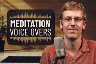 record a meditation, sleep story, or affirmation voice over