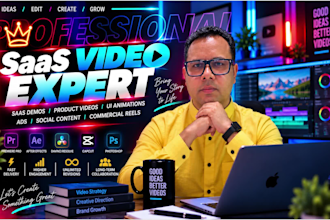 professional saas explainer video and product demo video