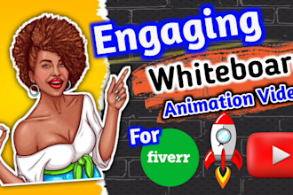 do engaging whiteboard animation video for your gig, youtube