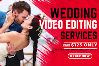 do professional wedding video editing