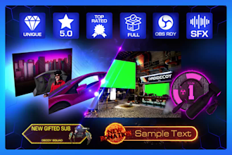 create professional streaming package