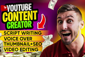 be your faceless youtube video editor and content creator