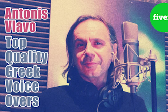 record top quality professional greek voice over