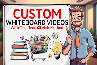 create a custom whiteboard animation explainer video