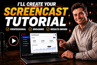 do a screencasting tutorial video or instructional video for a websites or apps