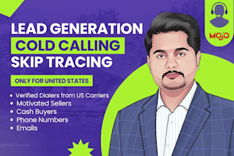 do real estate cold calling and skip tracing for the USA