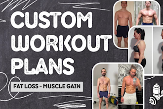 create a workout plan