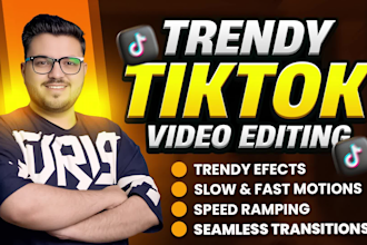 do trendy instagram reels and tiktok video editing