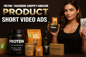 short product video ad for tiktok, amazon, facebook, dropshipping, instagram ads
