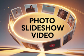 create unique slideshow video, photo slideshow video