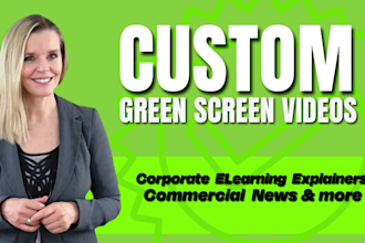 be your mature female green screen spokesperson