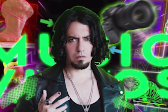 film and produce music video with live action actors