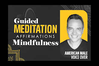 voice over a guided meditation positive affirmations sleep story