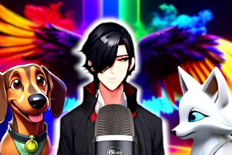 record a pro voice over for your game and animation characters
