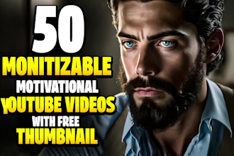 create unique motivational videos for youtube channel