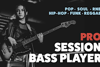 record a pro bass guitar pop funk hiphop