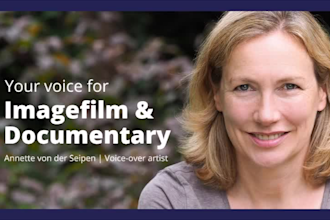 record a german female documentary and imagefilm voice over