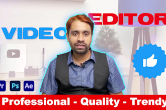 do professional video edit, youtube video editing