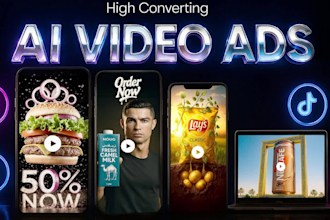 create ai commercial videos, ai product videos and social media ads