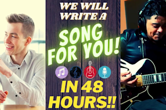 produce custom song for you in 48hours