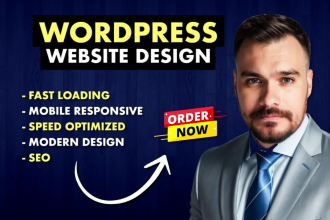 build a custom responsive wordpress website design