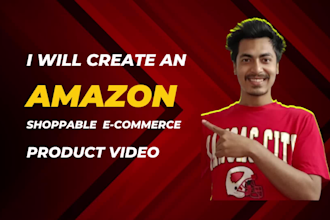 create an amazon shoppable ecommerce product video