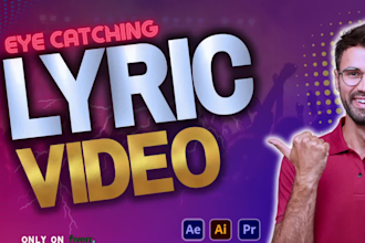 make perfect animated lyric video for your song