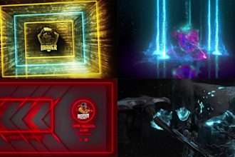do gaming intro outro video or youtube intro outro video
