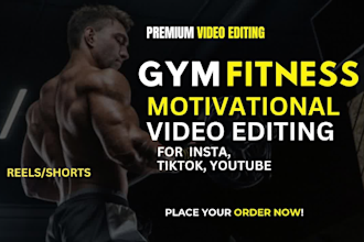 edit gym fitness health motivation reels and shorts