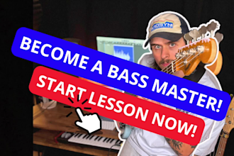 make you a bass master with custom bass lessons