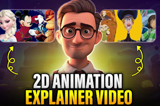 make 2d animated explainer video
