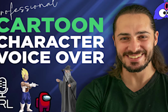 do your video game character voice over
