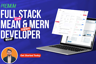 be mern stack developer full stack web developer web application saas developer