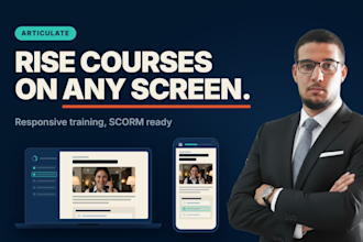 build a responsive articulate rise 360 course for your corporate training