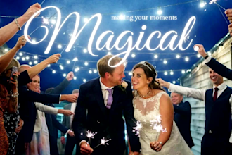 create cinematic wedding video edits