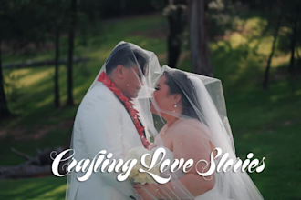 craft your cinematic wedding love story